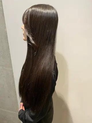 ロング パーマ 田中 アキオのヘアスタイル