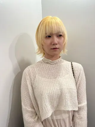 ミディアム 💥ウルフカット デザインあんな💥のヘアスタイル