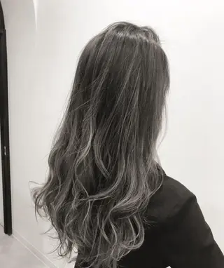 ミディアム カラー 髪質改善 カラー専門店のヘアスタイル