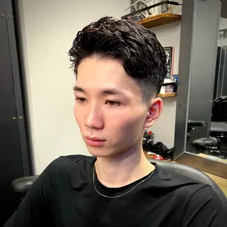 メンズ メンズ特化/パーマ/ メッシュ/竜成のヘアスタイル