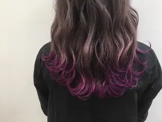 セミロング カラー due hair 京都駅前店 MILBON オージュア認定サロン【デューヘアー】所属・ハイトーンブリーチ 土坂　由志【京都】のヘアスタイル