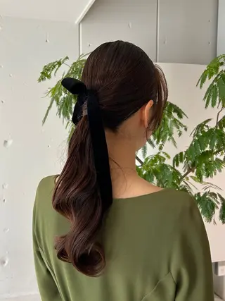 ロング 明瀬　咲良🩰 ヘアセットのヘアスタイル