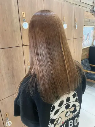 ミディアム 透明感color吉田 沙羅のヘアスタイル