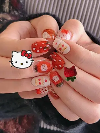 ネイル 3dパーツ/流行り 👧shushu❤️のネイルデザイン