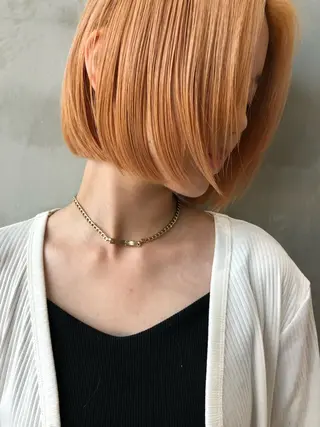 ショート カラー パーマ ヘアアレンジ TOMO GEEKS代表のヘアスタイル