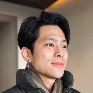 ショート メンズ スパイキーショート 大人パーマ 丸山のヘアスタイル