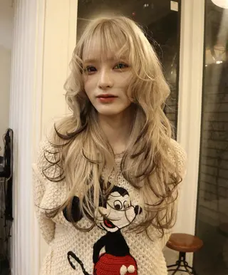 ロング カラー 来美 / クルミのヘアスタイル