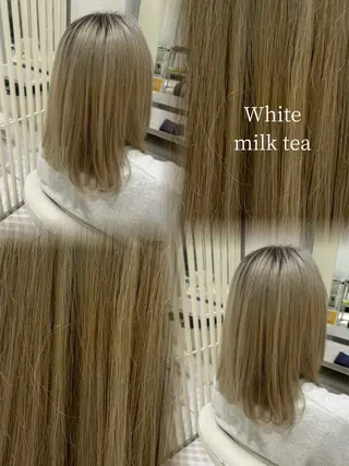 ミディアム 中嶋 礼愛のヘアスタイル