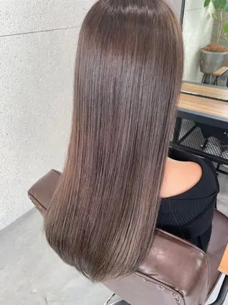 ロング カラー NIKA 蒲田所属・マンツーマン 髪質改善　工藤のヘアスタイル