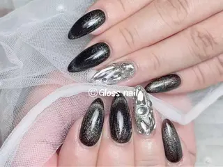 ネイル Gloss nail モデル募集中のネイルデザイン
