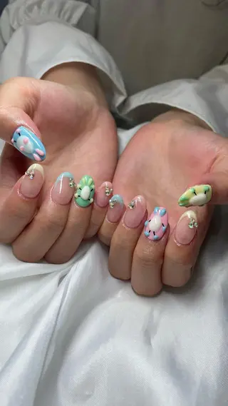 ネイル うにゃねいる🌷 Mayaのネイルデザイン