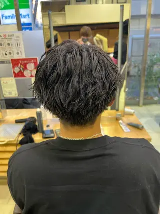 ショート パーマ メンズ メンズカット松戸/韓 国/メンズパーマ航太のヘアスタイル