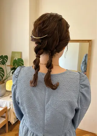 ミディアム ヘアアレンジ 西山 紗耶香🪽 透明感カラー/ボブのヘアスタイル