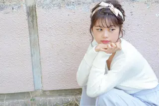 ミディアム ヘアアレンジ 髪質改善、エクステ 山口卓哉のヘアスタイル