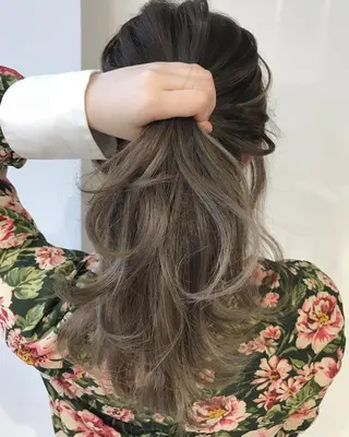 ロング カラー 🌟髪質改善ケアカラ ー美髪縮毛矯正y🌟のヘアスタイル