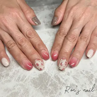 ネイル Ron's nail 笹岡のネイルデザイン
