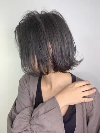 ミディアム 髪質改善/レイヤー/ ショート/koshiのヘアスタイル