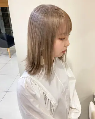 ミディアム 永井 大希のヘアスタイル