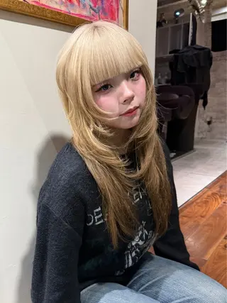 ロング カラー mai / linoah˚✧のヘアスタイル