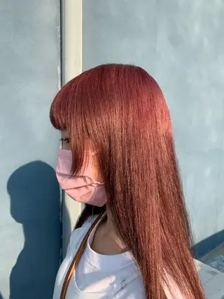 カラー 礒谷 夏帆のヘアスタイル