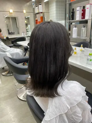 セミロング カラー ダブルカラー/ 横浜/JURIのヘアスタイル