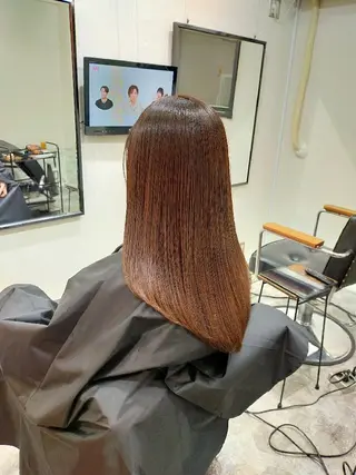 ロング カラー SUN GLOW  サングロウ所属・水素トリートメント／ 髪質改善/ナカノメのヘアスタイル