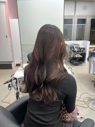 ロング のあ/カットモデル/ 縮毛矯正モデルのヘアスタイル