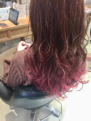 セミロング 所渉/韓国レイヤー /ウルフカットのヘアスタイル