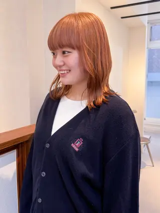 カラー 堤 裕香のヘアスタイル