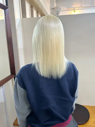 ミディアム カラー ハイトーンカラー ⭐️NAZUNAのヘアスタイル