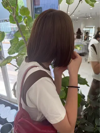 ショート カラー 🖤:抜け感×大人 透明感カラー/Aoiのヘアスタイル