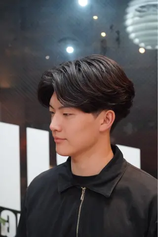 ショート パーマ メンズ IRIE HAIR DESIGN所属・ホンマハルヤ/ パーマ・カラーのヘアスタイル