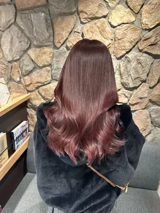 ロング カラー まろやかなベージュ 小池春樹のヘアスタイル