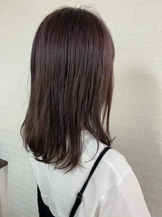 ミディアム 🫧‪縮毛矯正 かとうよしき🫧のヘアスタイル