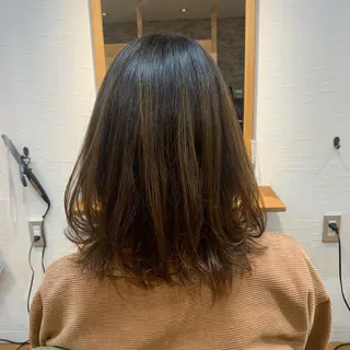 セミロング ショート🌼パーマ 本間正子のヘアスタイル