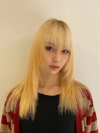 ロング レイヤー🎶似合わせ パーマ🎀ナナコのヘアスタイル