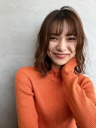 ミディアム 当日予約◎ risaのヘアスタイル