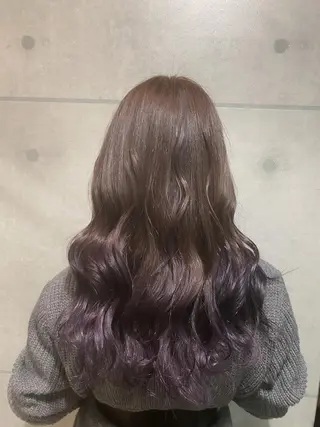 セミロング カラー 髪質改善カラー🫧 舘田千乃のヘアスタイル