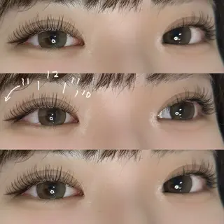 マツエク・マツパ 中野 恵美菜のマツエク・マツパデザイン