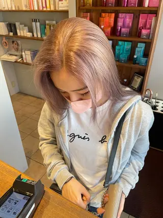 ロング カラー 渡辺 瑠美のヘアスタイル