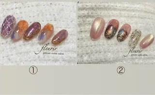 ネイル フルリール 【プライベートサロンのネイルデザイン