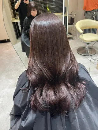 ロング 韓国ヘア/ベージュ カラー/髪質改善/涼のヘアスタイル