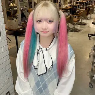 ロング 派手髪支持率No1 Eisukeのヘアスタイル