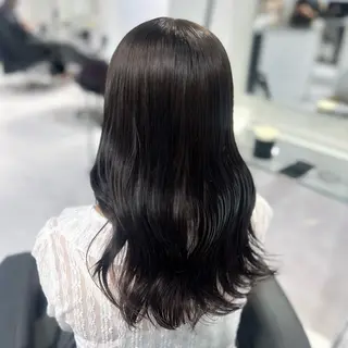 ロング カラー 表参道/透明感カラー /暗髪/ジュキヤのヘアスタイル