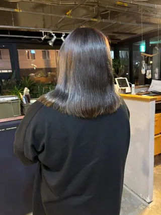 ミディアム 松倉 沙奈のヘアスタイル