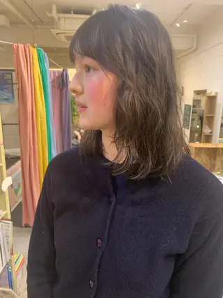 ミディアム パーマ 【takk】 ナカヤママサヨシのヘアスタイル