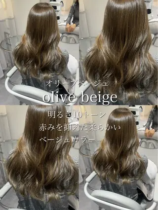 ロング カラー 似合わせバランス得意 青野さくらのヘアスタイル