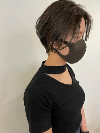 ショート 大迫 江梨のヘアスタイル