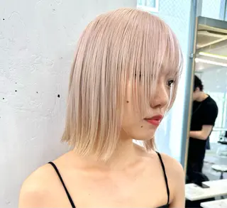 ショート カラー パーマ ヘアアレンジ メンズ ササキカズマ〻透明感 〻色落ち〻赤み消しのヘアスタイル