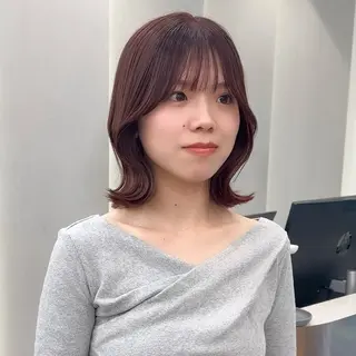 ミディアム 縮毛矯正/韓国ヘア /レイヤー🎀ミズキのヘアスタイル